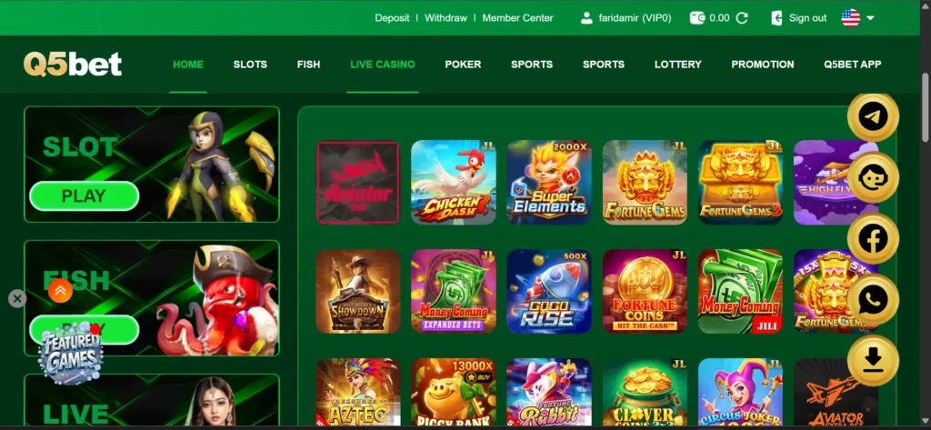 Q5 Bet Home